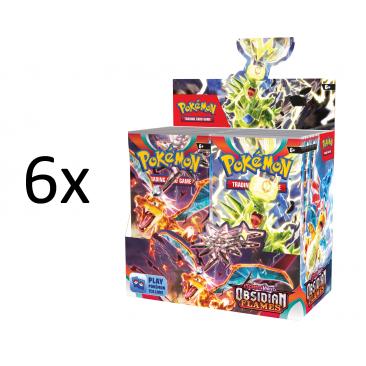 Zestaw Pokémon TCG: Scarlet & Violet - Obsidian Flames - 6x Boosters box (36)